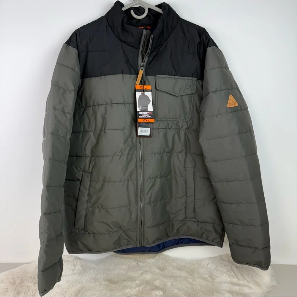 New Gerry Bearwood Workwear Two-Tone Puffer Jacket‎